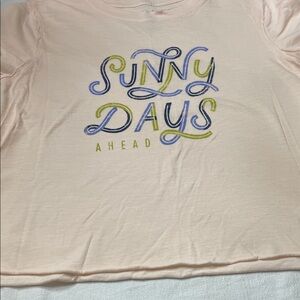 Sunny Days Graphic Tee - Light Pink